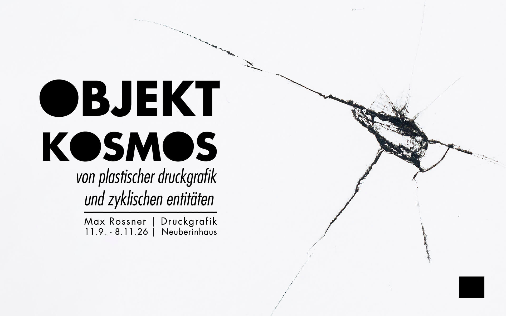 Objekt Kosmos - von plastischer Druckgrafik und zyklischen Entitäten